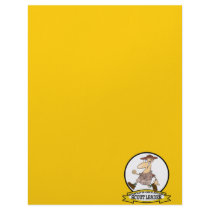 WORLDS GREATEST SCOUT LEADER MEN CARTOON LETTERHEAD TEMPLATE