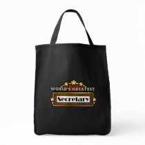 World's Greatest Secretary bags by greatestjobsgifts World's Greatest Secretary bags