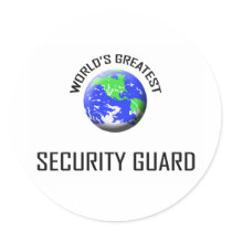World's Greatest Security Guard stickers by jobshirt World's Greatest Security Guard stickers