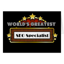 World's Greatest SEO Specialist Greeting Card