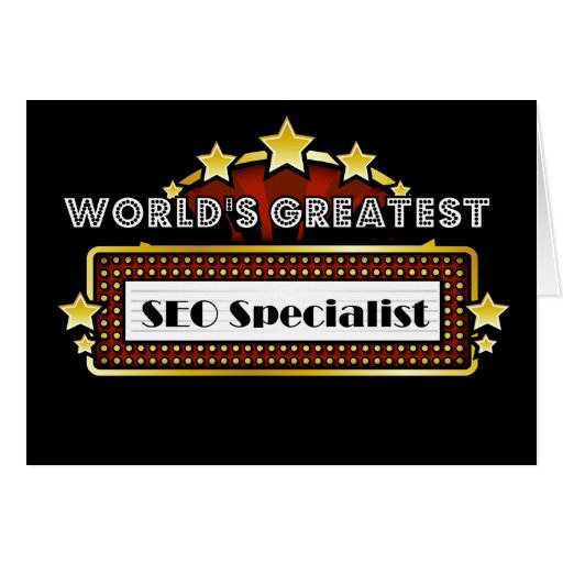 World's Greatest SEO Specialist Greeting Card