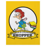 WORLDS GREATEST SHOPPER WOMEN CARTOON FLYER