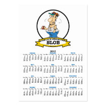 WORLDS GREATEST SLOB CARTOON BUSINESS CARD TEMPLATE