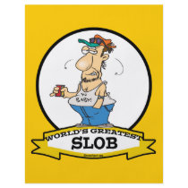 WORLDS GREATEST SLOB CARTOON CUSTOM FLYER