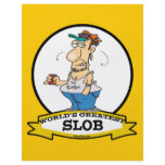 WORLDS GREATEST SLOB CARTOON CUSTOM FLYER