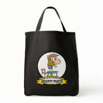 WORLDS GREATEST SMARTY PANTS BOY CARTOON BAGS