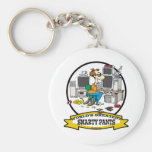 WORLDS GREATEST SMARTY PANTS MEN CARTOON KEY CHAIN