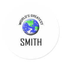 World's Greatest Smith stickers by jobshirt World's Greatest Smith stickers