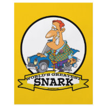 WORLDS GREATEST SNARK MEN CARTOON FLYER DESIGN