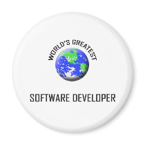 World's Greatest Software Developer magnets by jobshirt World's Greatest Software Developer magnets