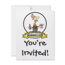 WORLDS GREATEST SOMMELIER CARTOON INVITATION