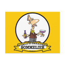 WORLDS GREATEST SOMMELIER CARTOON POST CARDS