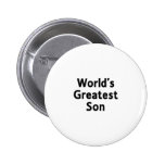  World's Greatest Son Button