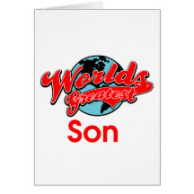World's Greatest Son Card