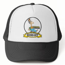 WORLDS GREATEST SOUND GUY MEN CARTOON MESH HAT