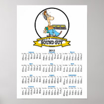 WORLDS GREATEST SOUND GUY MEN CARTOON POSTERS