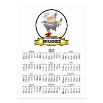 WORLDS GREATEST SPAMMER CARTOON BUSINESS CARD TEMPLATES