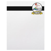 WORLDS GREATEST SPEED SHOPPER MEN CARTOON LETTERHEAD TEMPLATE