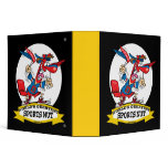 WORLDS GREATEST SPORTS NUT MEN CARTOON binders