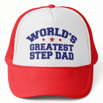 World's Greatest Step Dad Mesh Hats