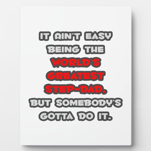 World's Greatest StepDad Joke Photo Plaque Zazzle