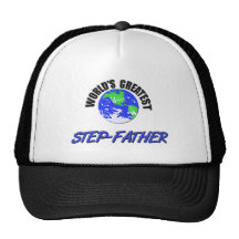 World's Greatest Step-Father Trucker Hats