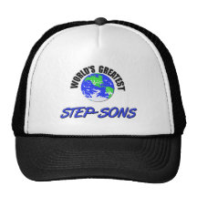World's Greatest Step-Sons Trucker Hats