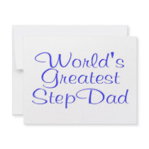 Worlds Greatest StepDad invitations by TeeZazzle Worlds Greatest StepDad invitations