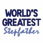 World's Greatest Stepfather Embroidered Polo Shirt