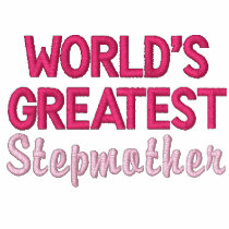 World's Greatest Stepmother embroidered shirts
