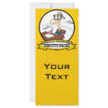 WORLDS GREATEST SUBSTITUTE TEACHER MEN CARTOON RACK CARD DESIGN