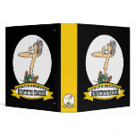 WORLDS GREATEST SUBSTITUTE TEACHER WOMEN CARTOON binders