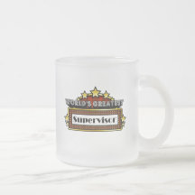 World's Greatest Supervisor Coffee Mugs