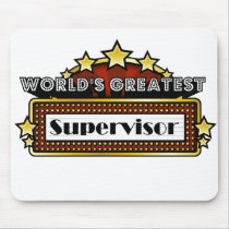 World's Greatest Supervisor mousepads by greatestjobsgifts World's Greatest Supervisor mousepads