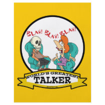 WORLDS GREATEST TALKER WOMEN CARTOON FLYER