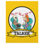 WORLDS GREATEST TALKER WOMEN CARTOON flyers