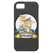 WORLDS GREATEST TATTOO ARTIST CARTOON iPhone 5 CASE