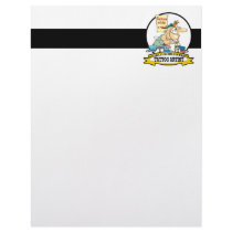 WORLDS GREATEST TATTOO ARTIST CARTOON CUSTOMIZED LETTERHEAD
