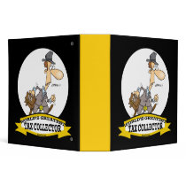 WORLDS GREATEST TAX COLLECTOR MEN CARTOON VINYL BINDERS
