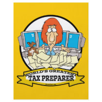 WORLDS GREATEST TAX PREPARER CARTOON CUSTOM FLYER