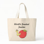 World's Greatest Teacher Canvas Tote bag
