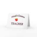 world's greatest teacher cards by occupationalgifts world's greatest teacher cards