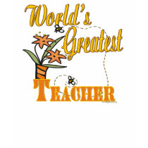 World's Greatest Teacher Floral t-shirts