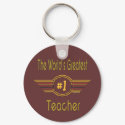World's Greatest Teacher keychains