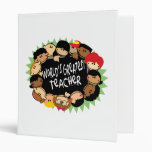 World's Greatest Teacher Vinyl Binders