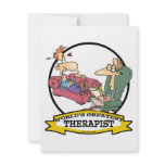 WORLDS GREATEST THERAPIST MEN CARTOON ANNOUNCEMENTS
