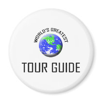 World's Greatest Tour Guide magnets by jobshirt World's Greatest Tour Guide magnets