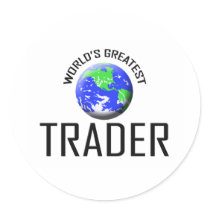 World's Greatest Trader stickers by jobshirt World's Greatest Trader stickers