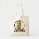 WORLDS GREATEST TREE HUGGER CARTOON CANVAS BAG