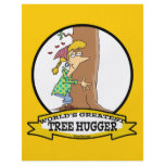 WORLDS GREATEST TREE HUGGER CARTOON PERSONALIZED FLYER